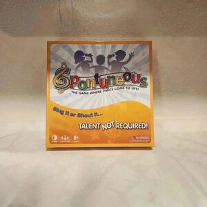 Boardgame, Opened Like New, SPONTUNEOUS,‎ Ages 8+, 4-10 Players